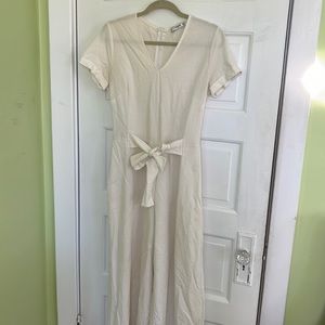 Mango White Jumper - Size Small